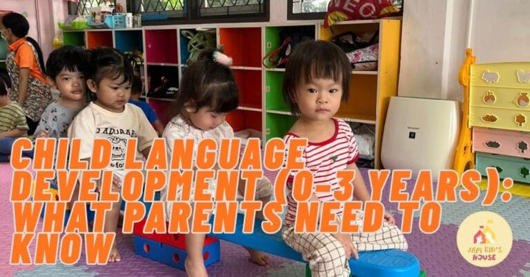 พัฒนาการทางภาษาของเด็ก (0–3 ปี)